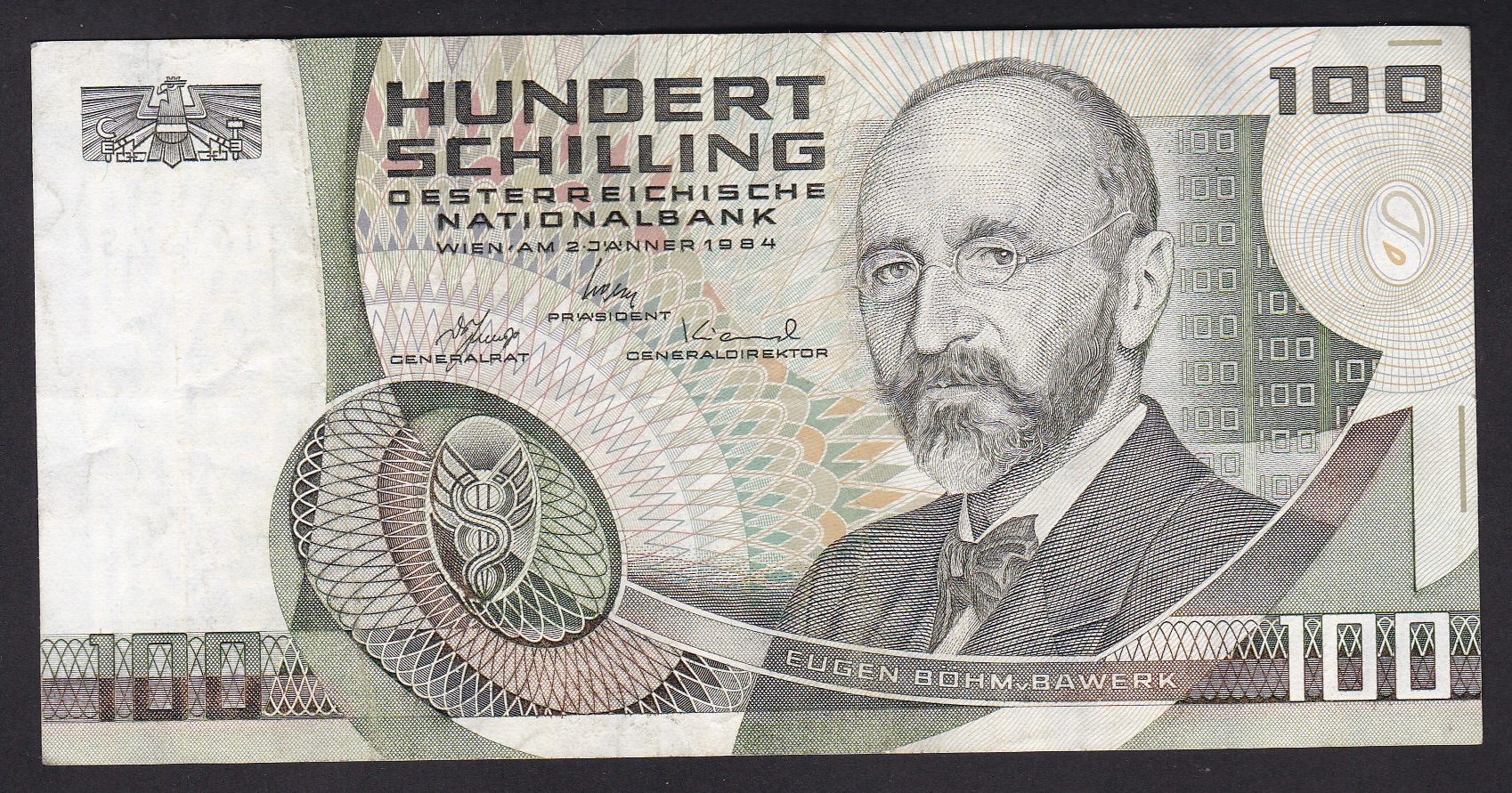 Østerrike . 1984 . 100 Schilling
