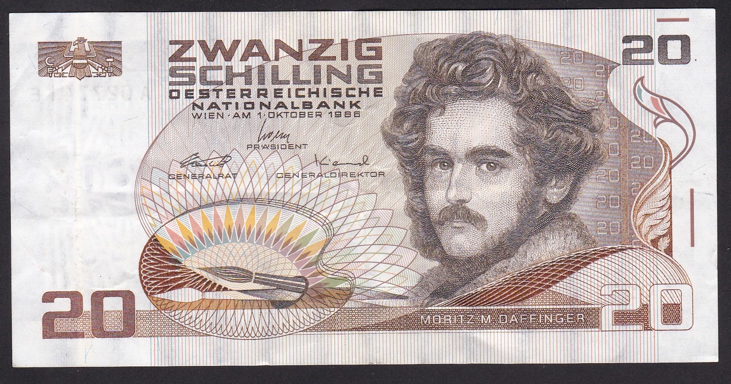 Østerrike . 1986. 20 Schilling