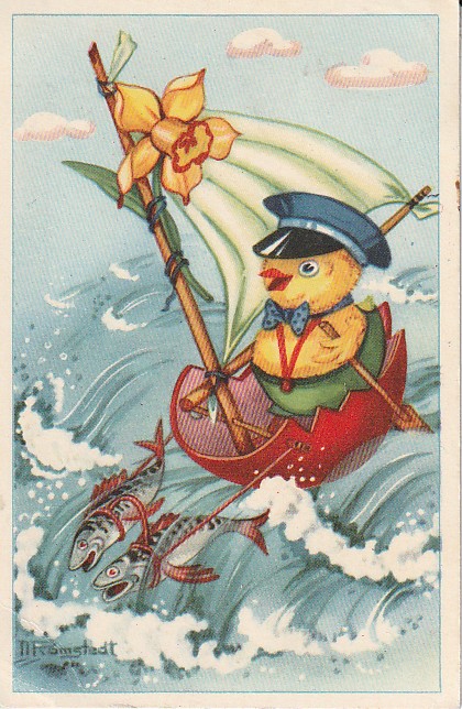 ( 121)  SVENSK  PÅSKEKORT