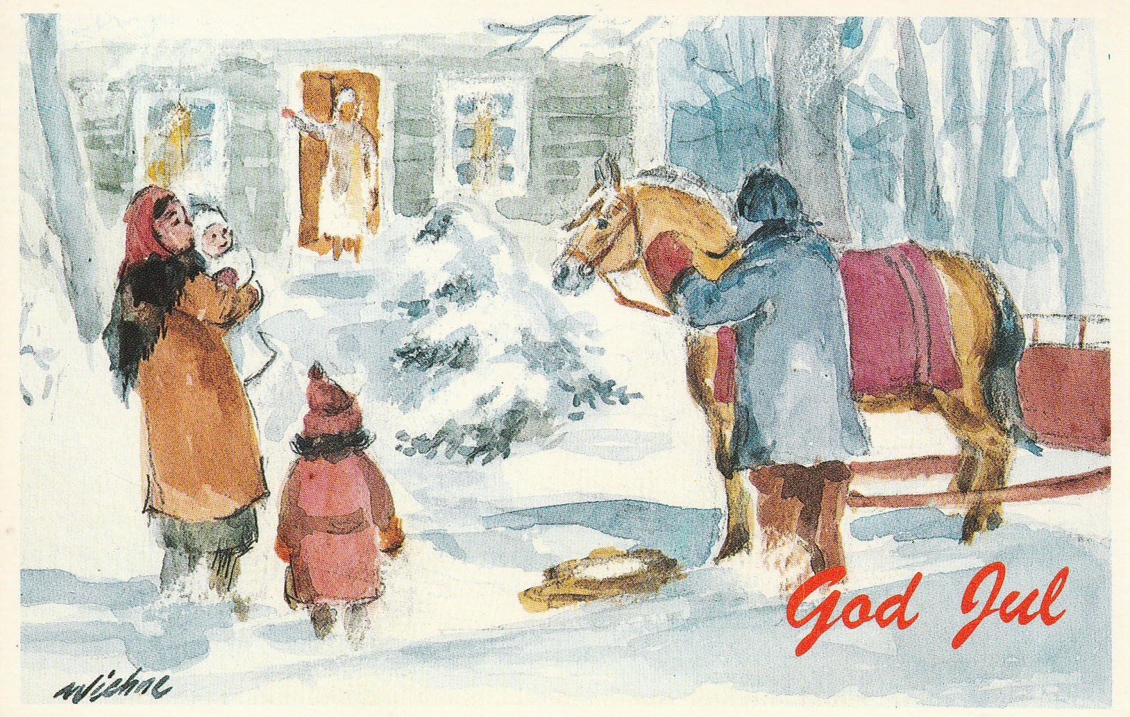 God Jul . Mittet 7906/ Wichne . Små