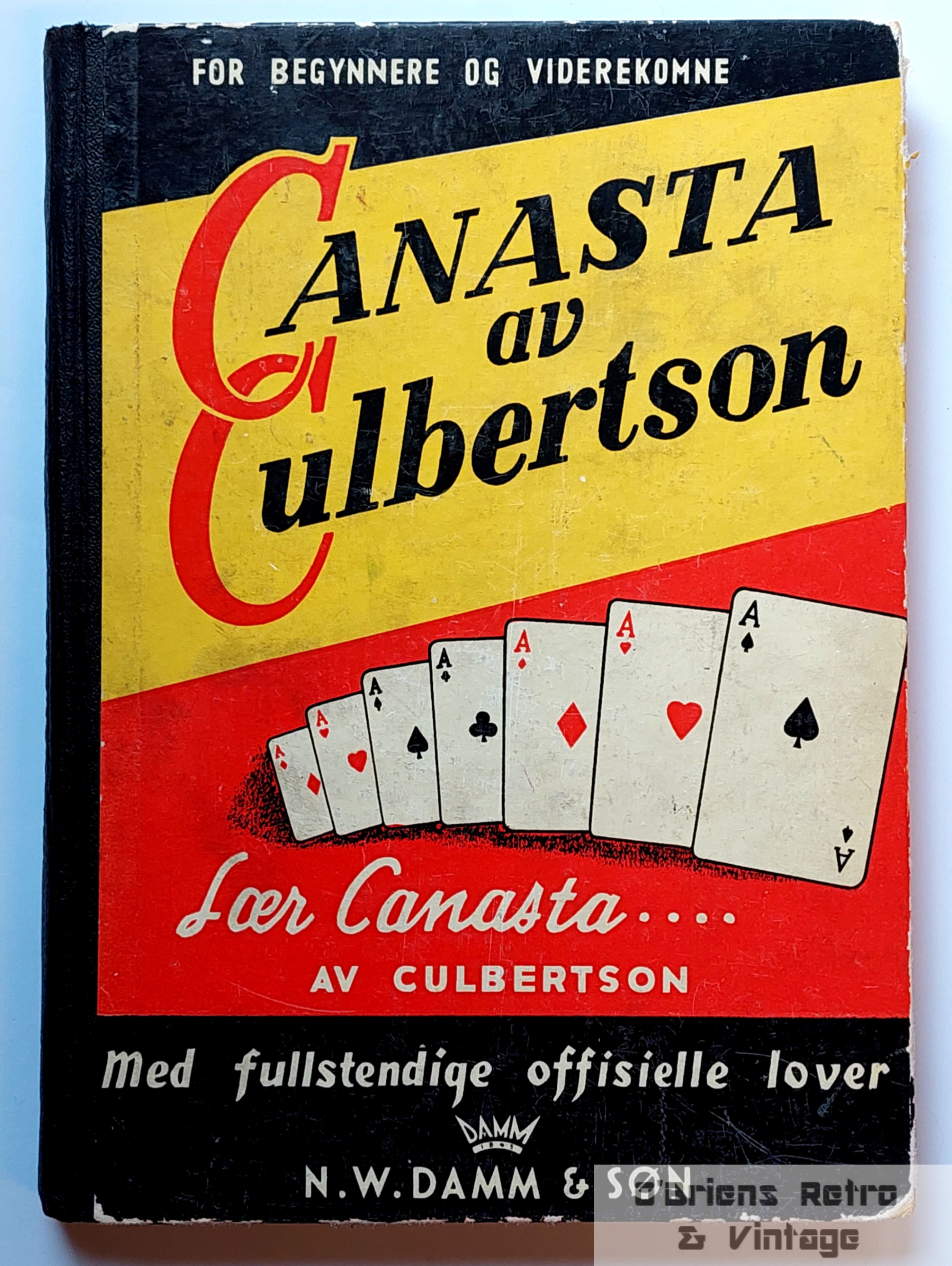 Canasta av Culbertson - Lær Canasta - 1950 - N. W. Damm & Søn