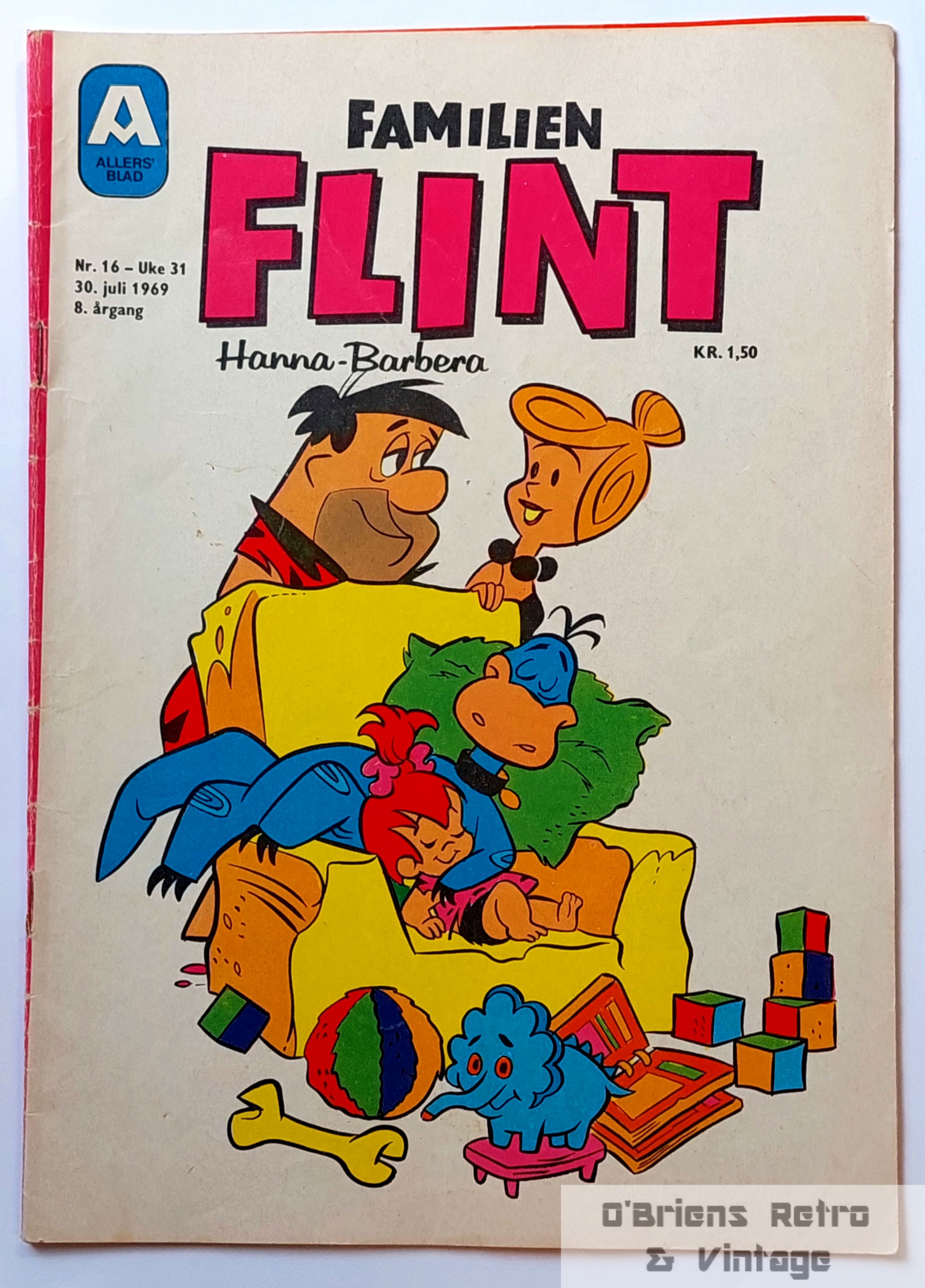 Familien Flint - 1969 - Nr. 16 - Det rabler for Fred