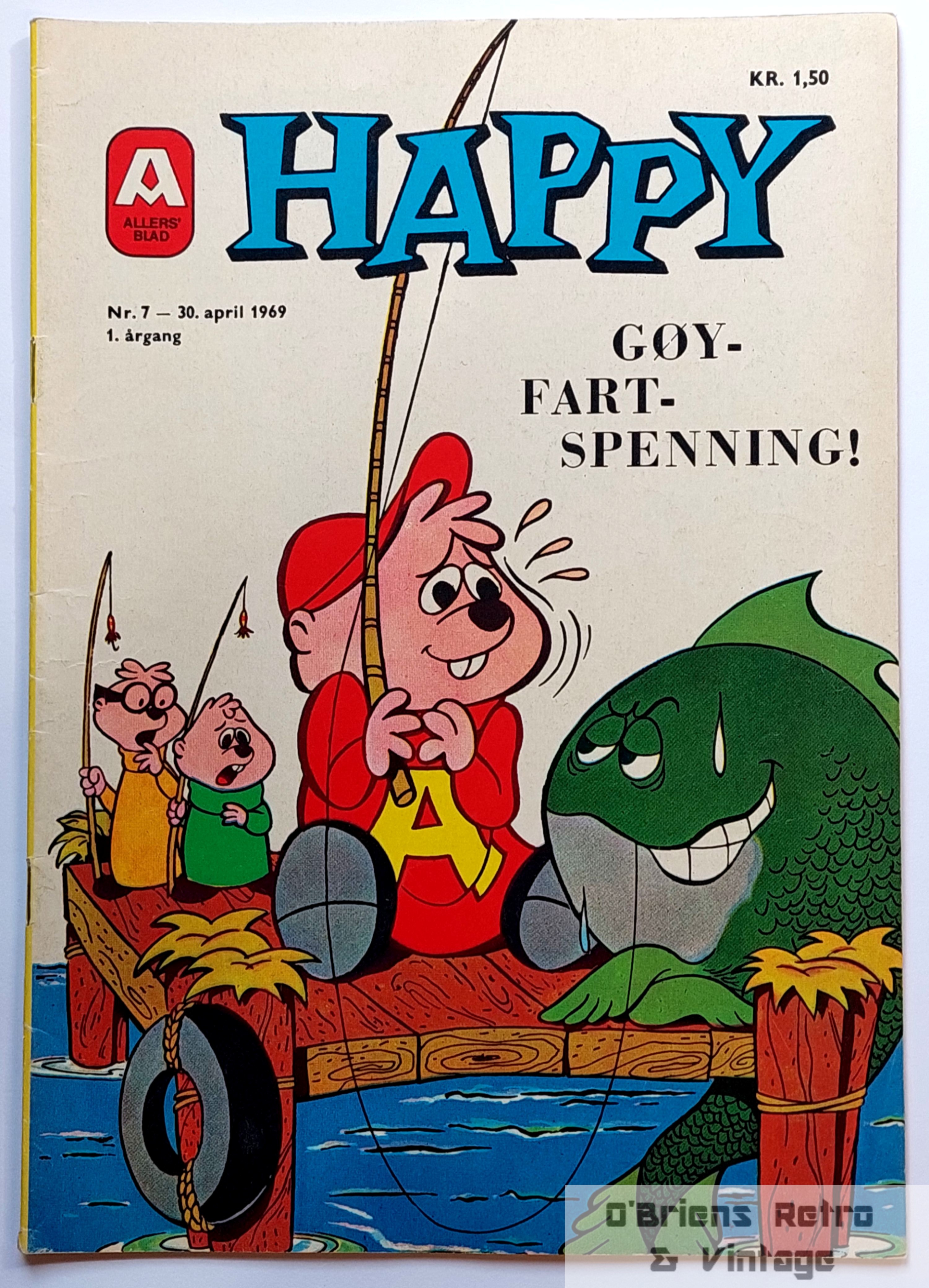 Happy - 1969 - Nr. 7 - Alvin - Hurra for popstjernen