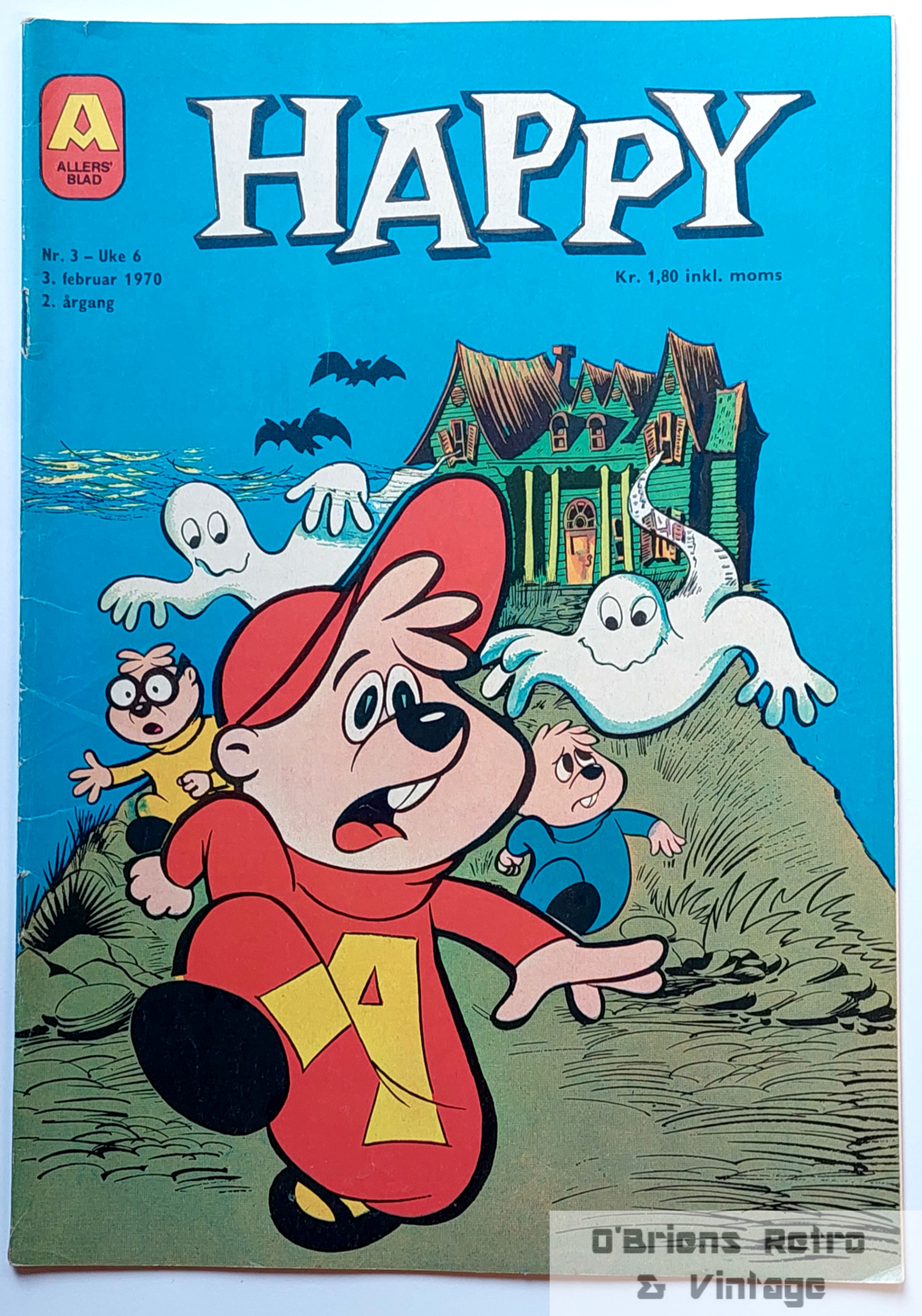 Happy - 1970 - Nr. 3 - Alvin - Spøkelseshuset