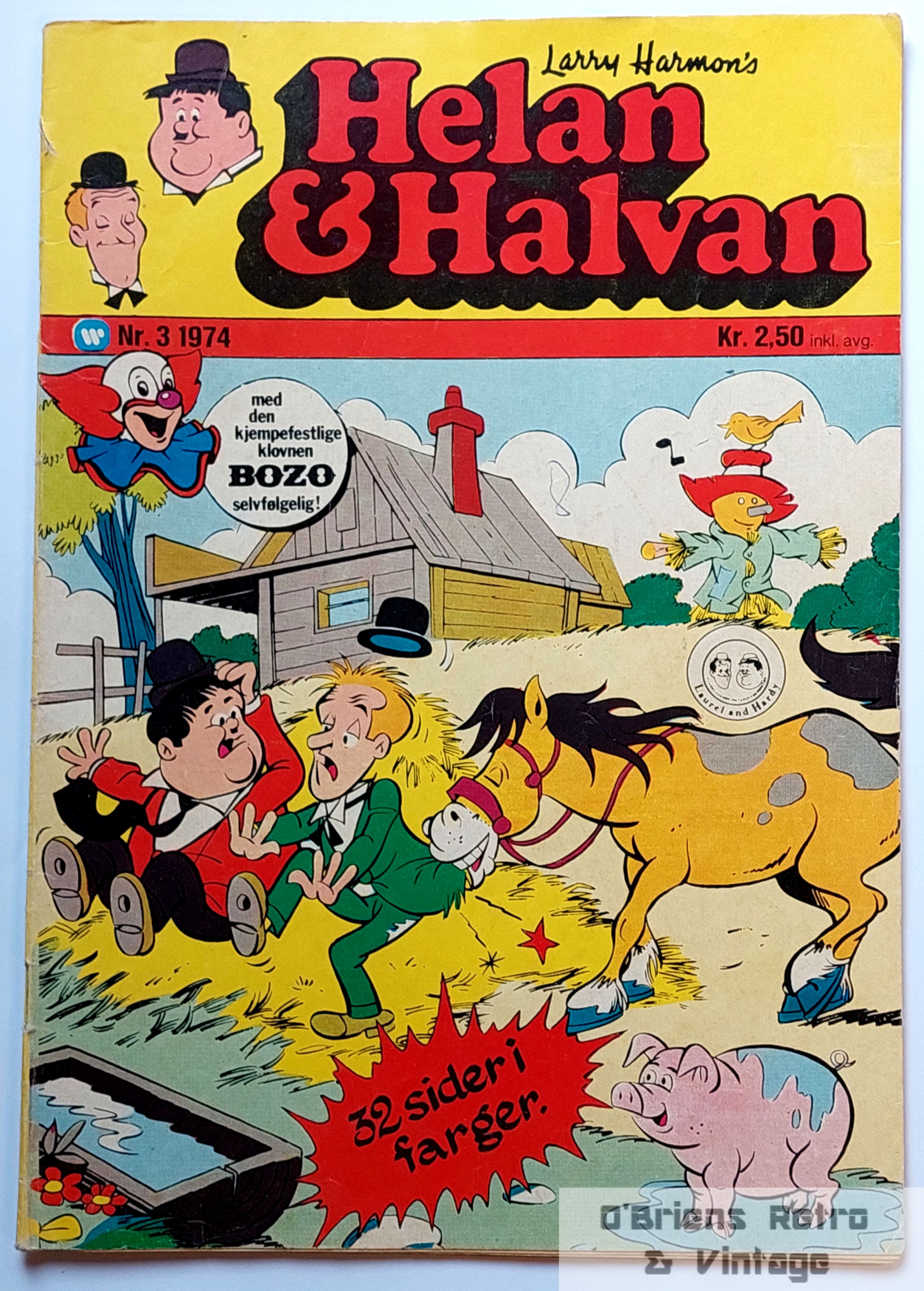 Helan & Halvan - 1974 - Nr. 3 - 32 sider i farger