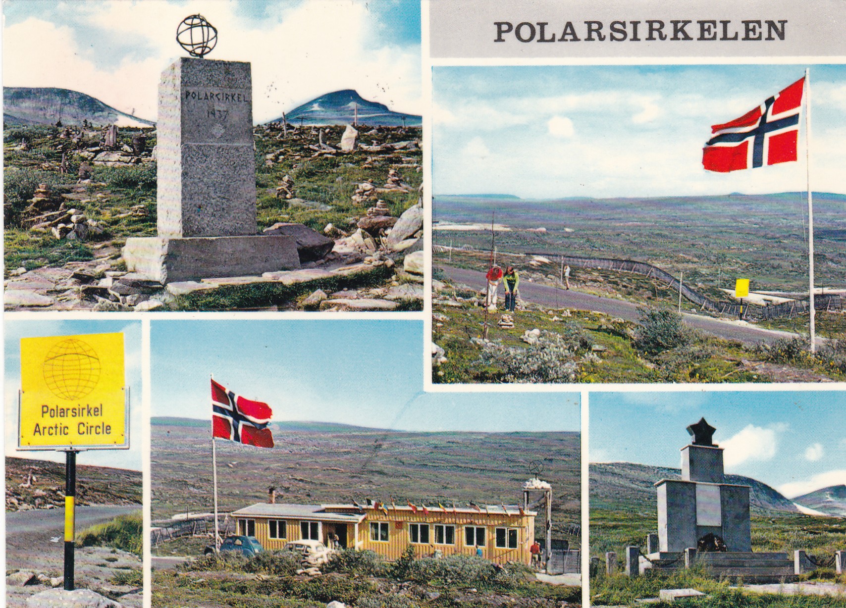 Polarsirkelen, 5-bilders ( Aune M-4742-0) se stempel