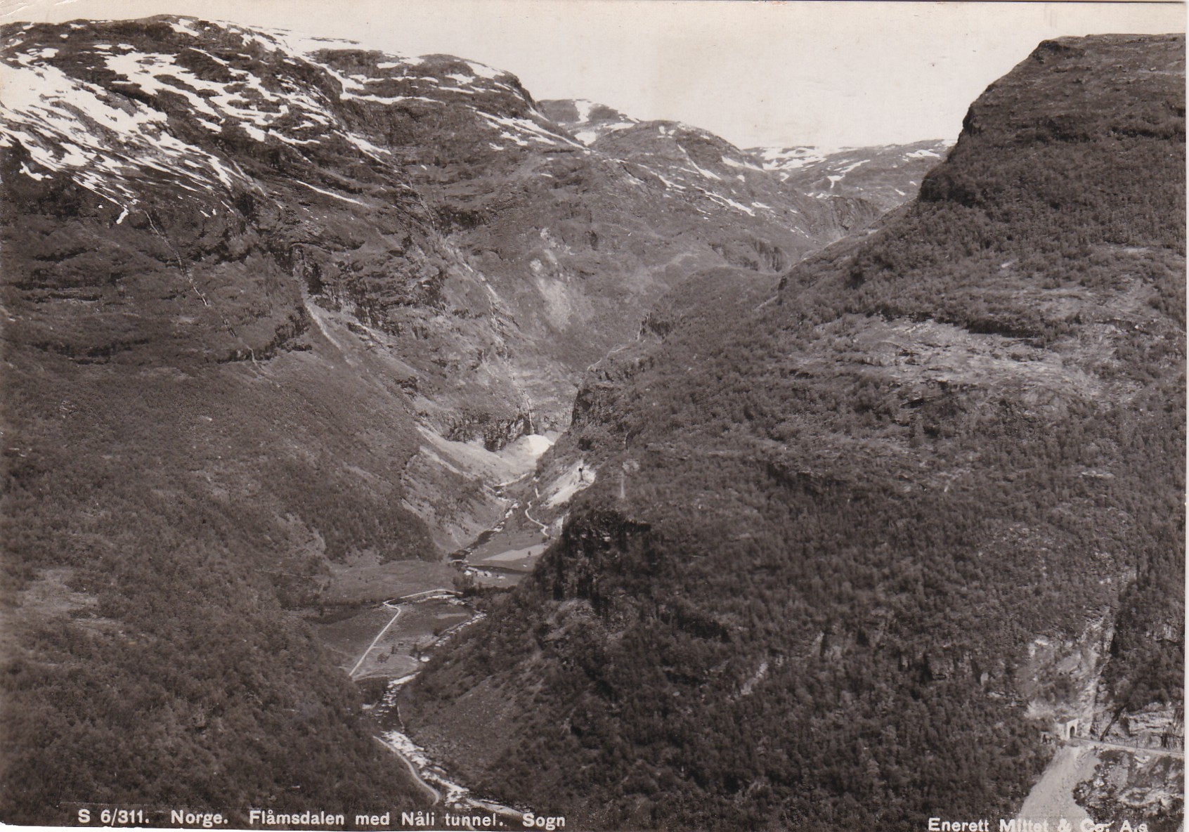Flåmsdalen med Nåli tunnel ( Mittet & Co S 6/311)