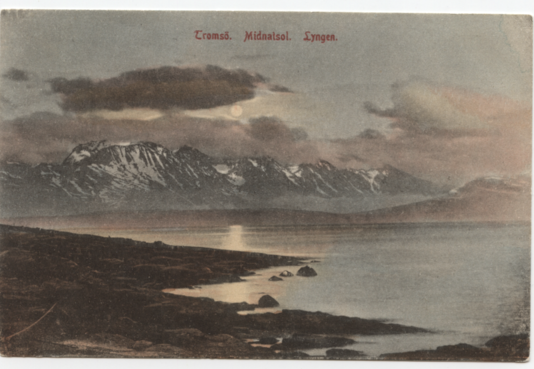 Tromsø.  Midnatsol.   Lyngen.