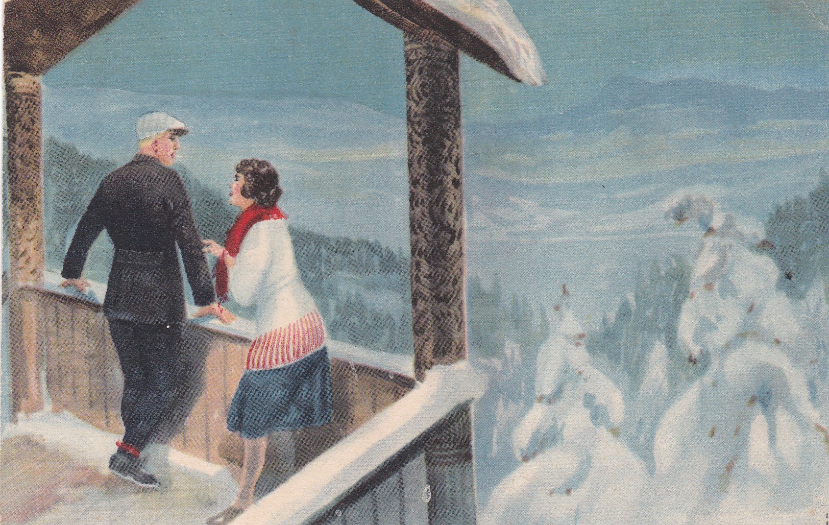 Otto Moe: Par på verandaen ( Mittet & Co Serie 2125)