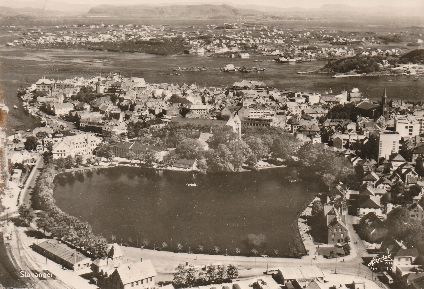 Eldre kort fra Stavanger. Harstad 55. L 17 Pst