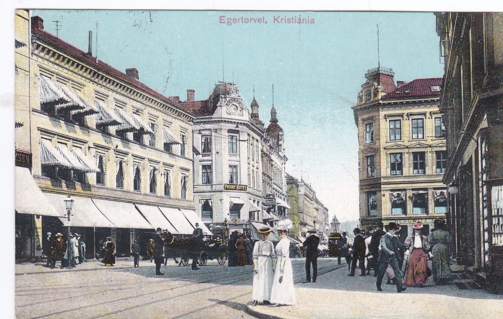 Egertorvet, Kristiania. Mittet & Co 18
