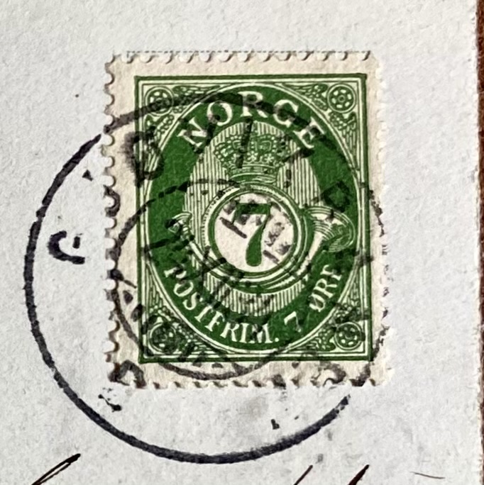 Kort St Gjøvikbanen 24 XII 34