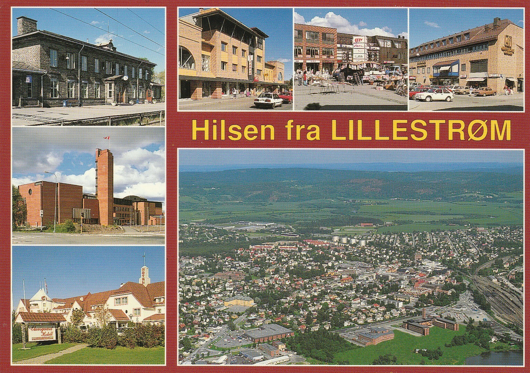 Hilsen fra Lillestrøm.  Aune M-14600-2  Pstg