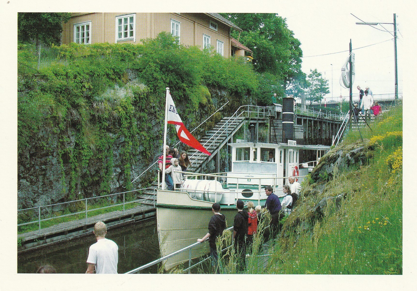 D/S Engebret Soot i Ørje sluser 2001 Østfoldmuseet. Unum