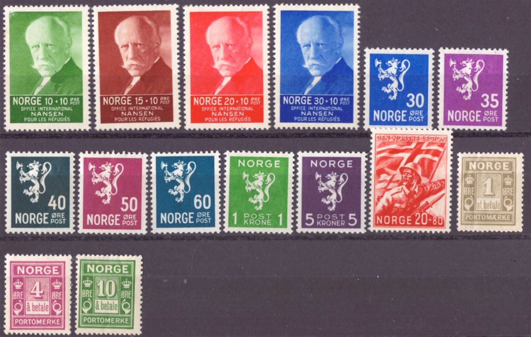 NK DIV.193-259. UBRUKT/HENGSLET*   (775,-)