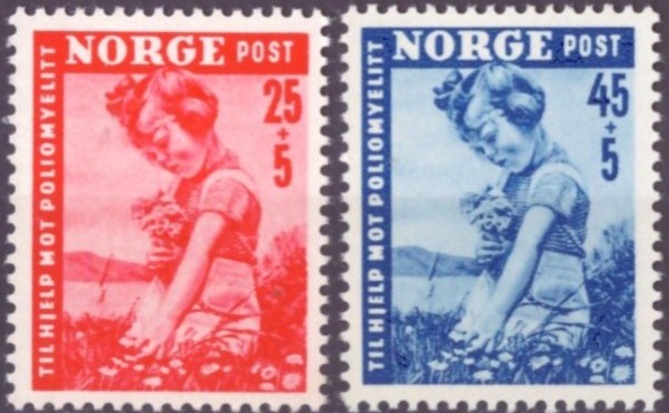 NK 386-87. POSTFRISK**   (95,-)