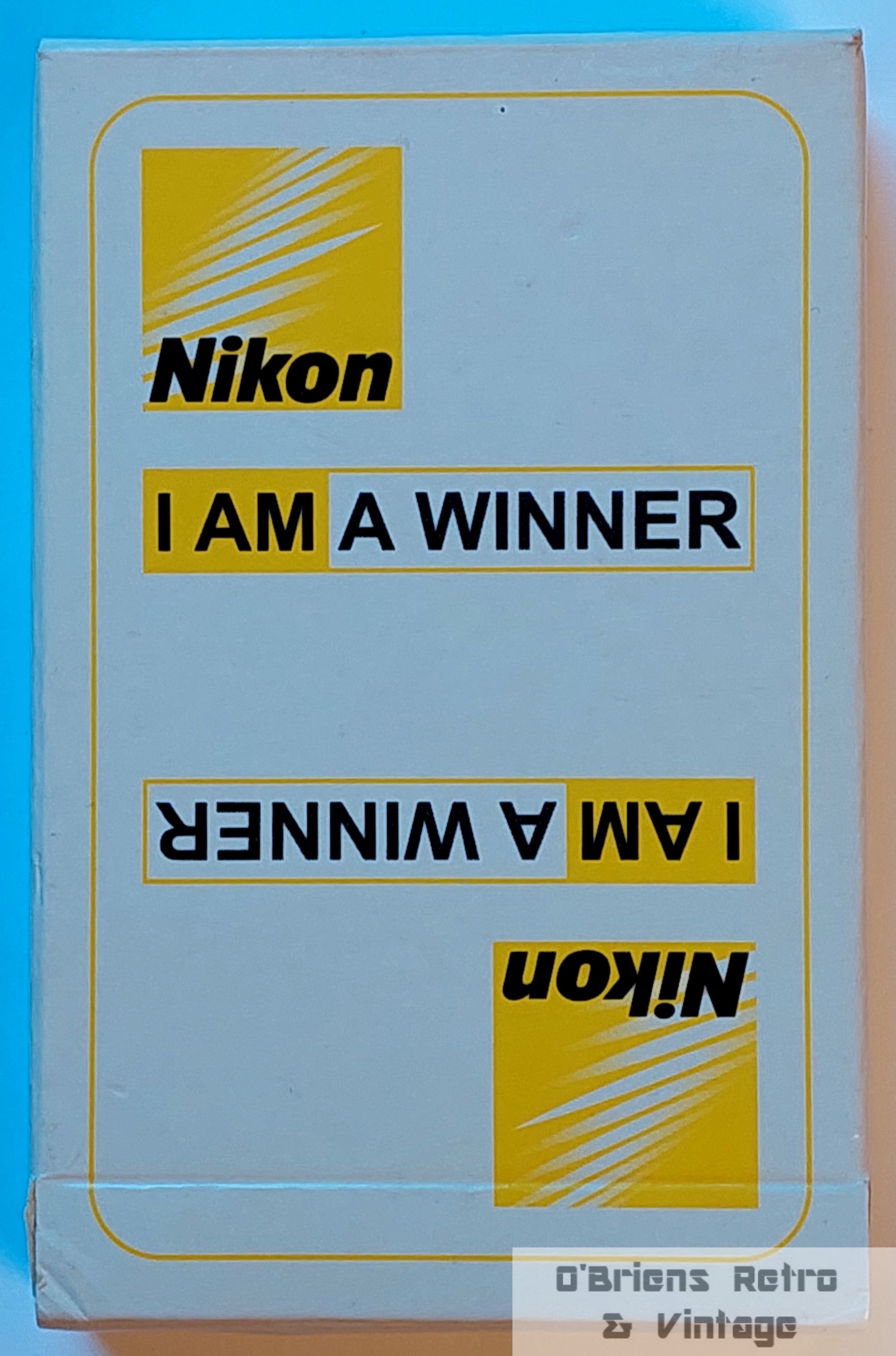 Nikon "I AM A WINNER" reklamekortstokk - Innplastet