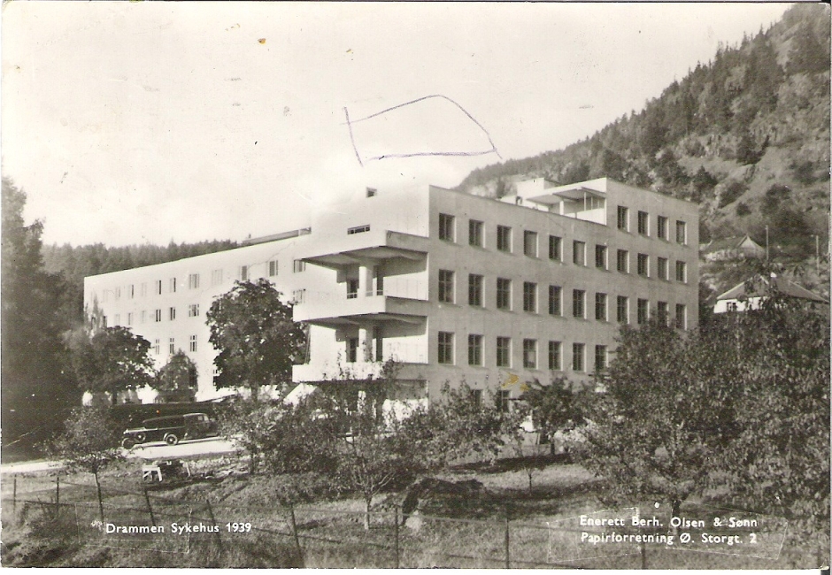 Drammen Sykehus 1948. B. Olsen & Sønn