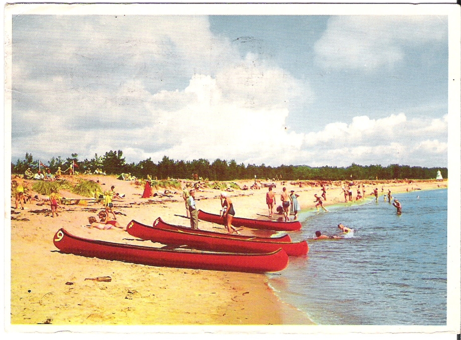 Mandal, Sjøsanden 1957. Aune F-19-7