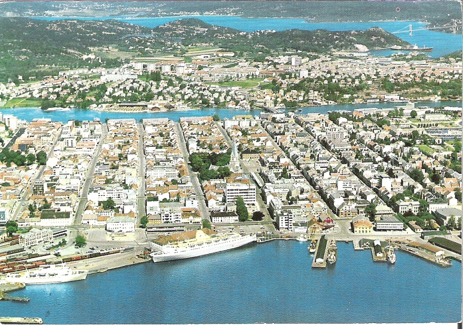 Kristiansand 1970. Widerøe's Flyveselskap