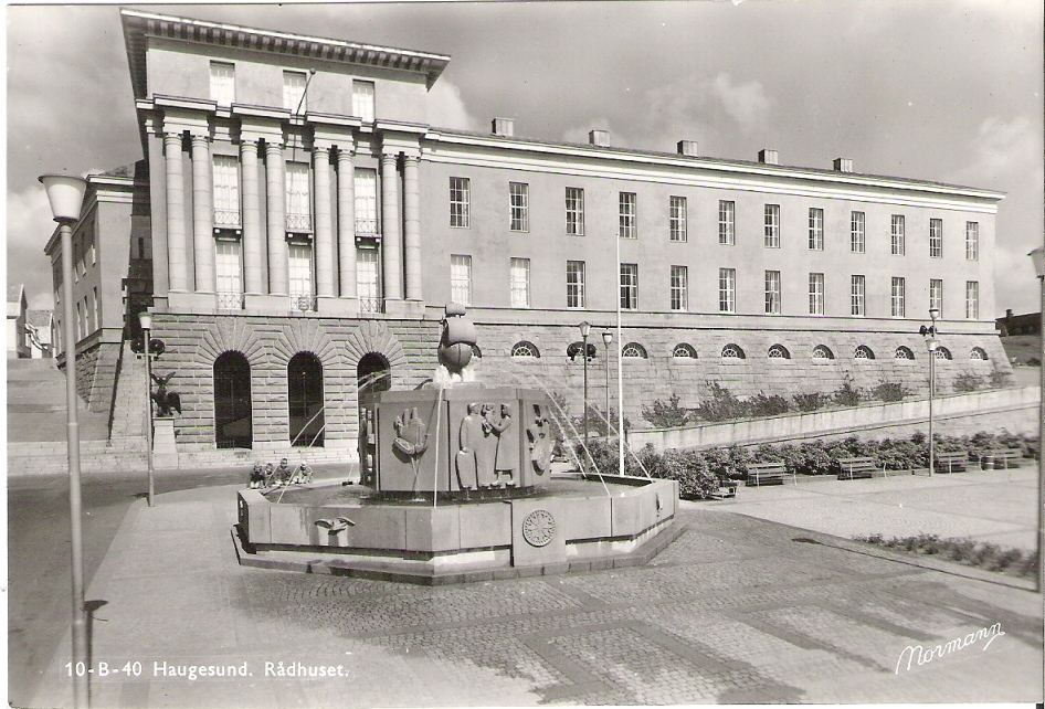 Haugesund, Rådhuset. Normann 10-B-40