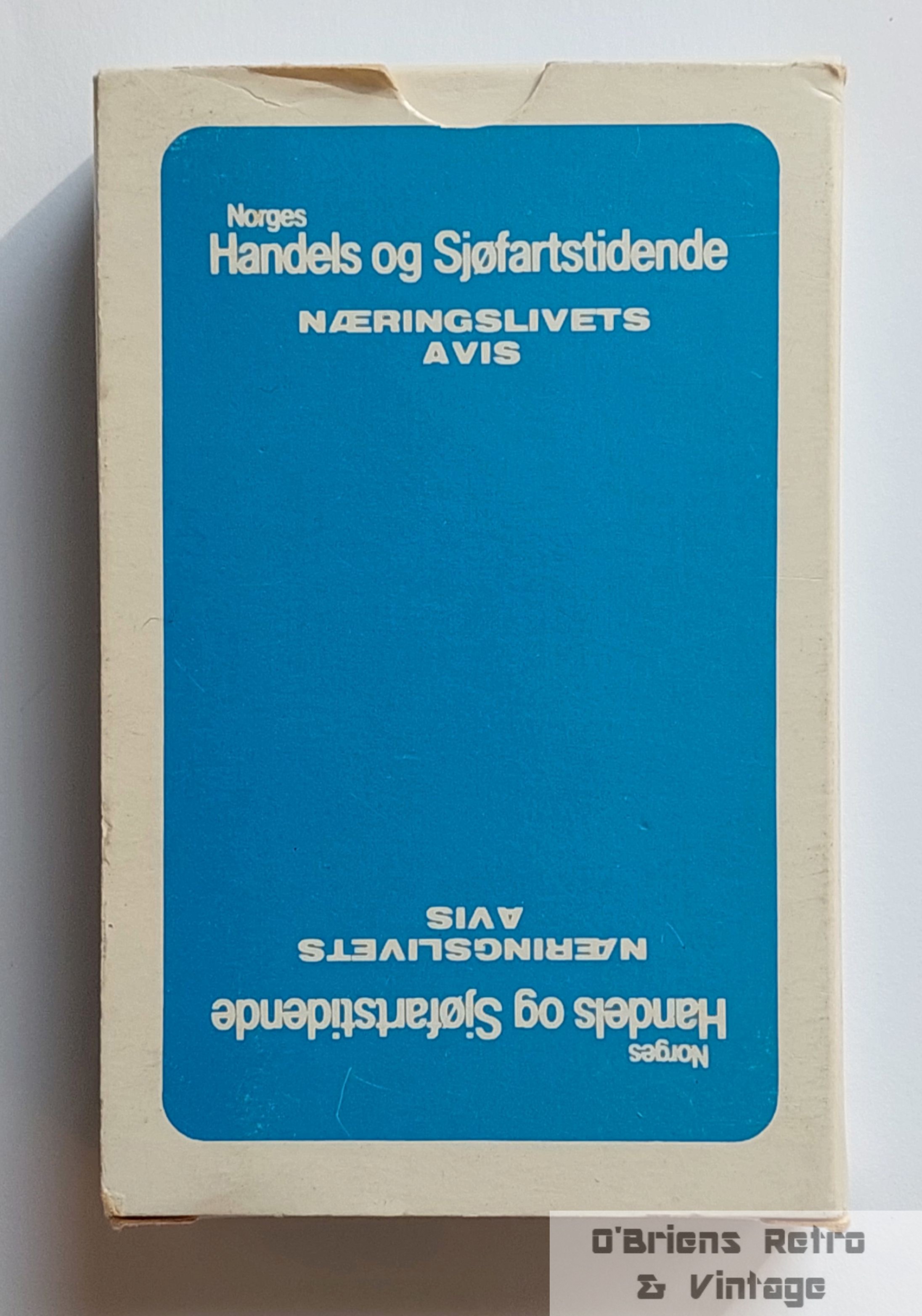 Norges Handels og Sjøfartstidende kortstokk - Cartamundi - Komplett