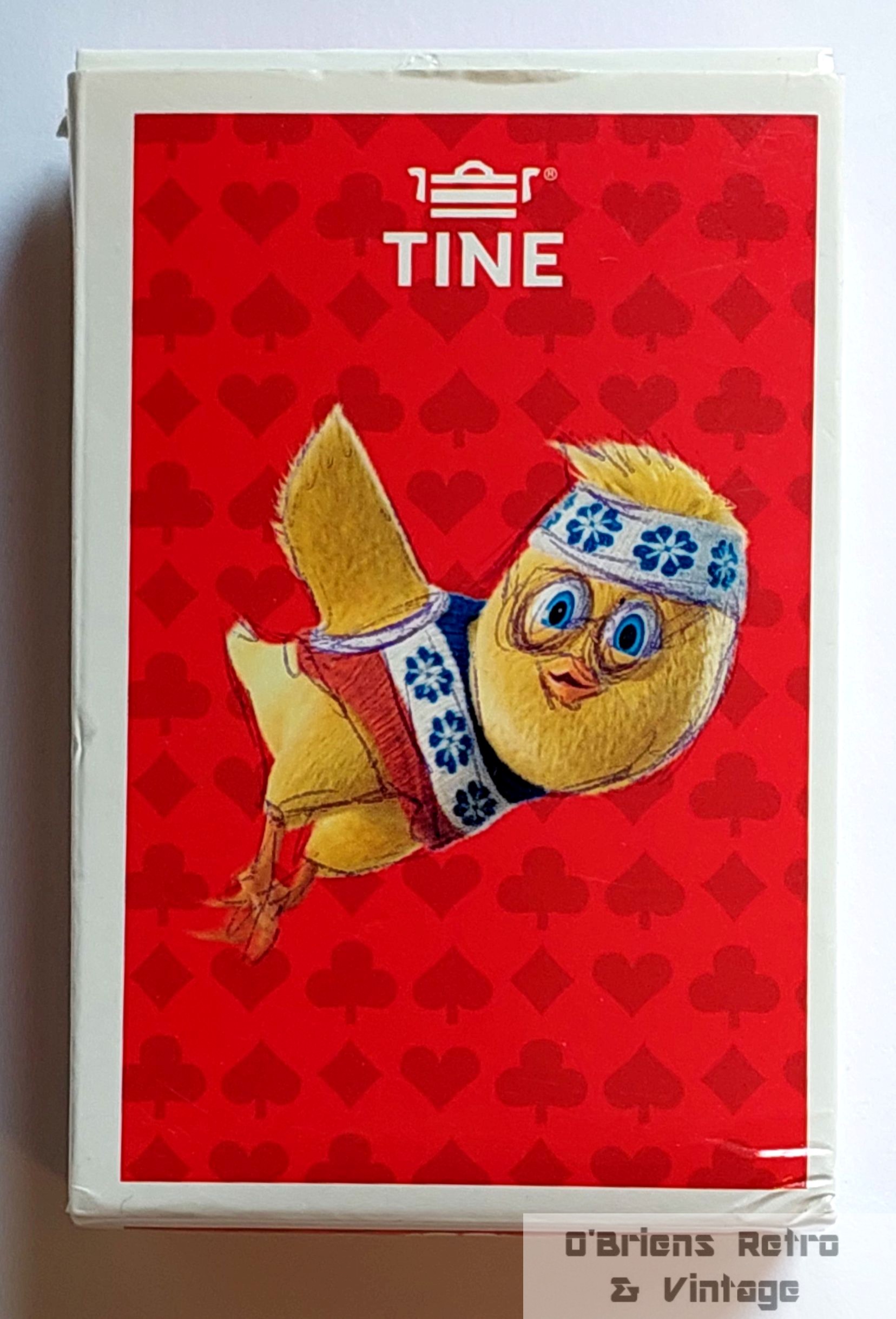TINE reklamekortstokk - Påskekylling-design - Komplett