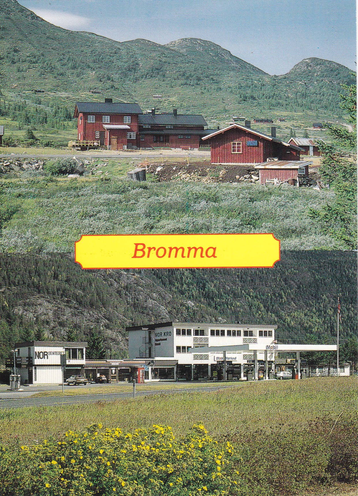 Bromma, Hallingdal, 2-bilders ( H. Strand N-11 / 9895)