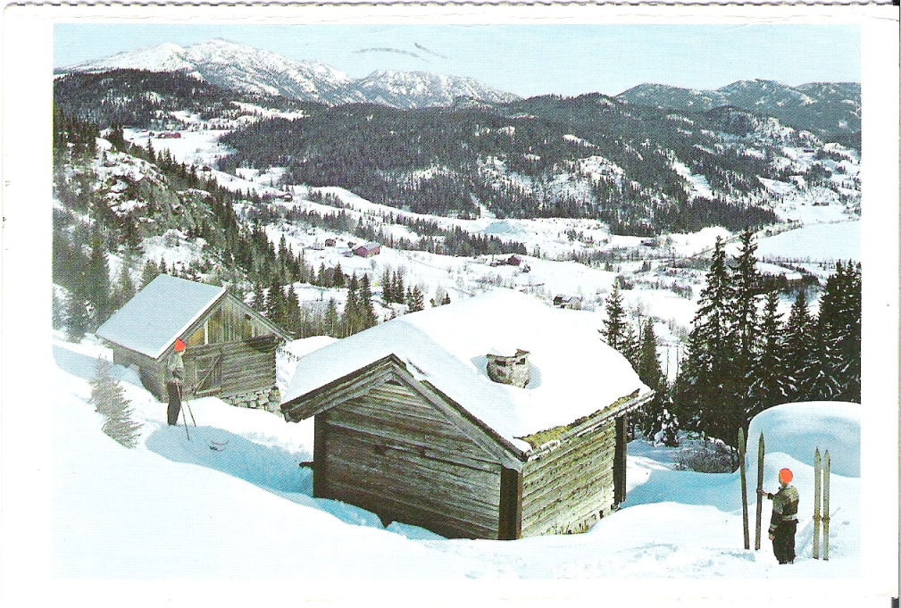 Øvrebø i Morgedal 1972. B.Oppi