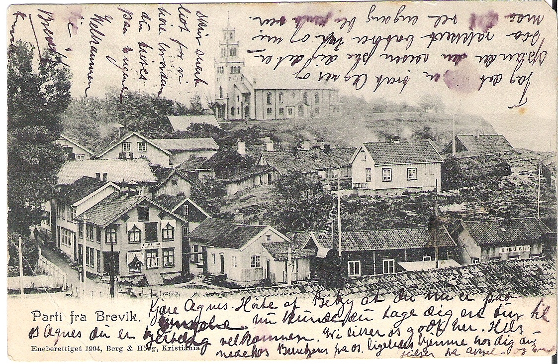 Parti fra Brevik 1907. Borg & Höeg