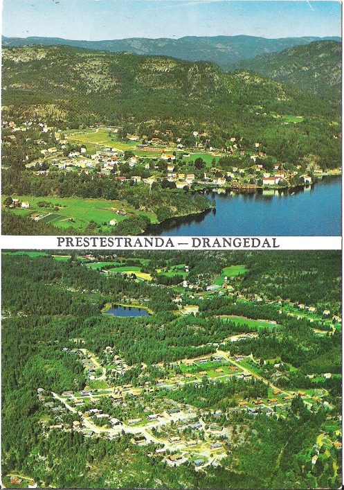 Prestestranda, Drangedal 1987. Fjellanger Widerøe
