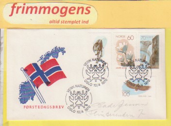 Nzaturvernår, Norge FDC NK 649-52 (48875)