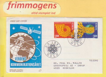 Kommunikasjonsår, Norge FDC NK 935-36 (48881)