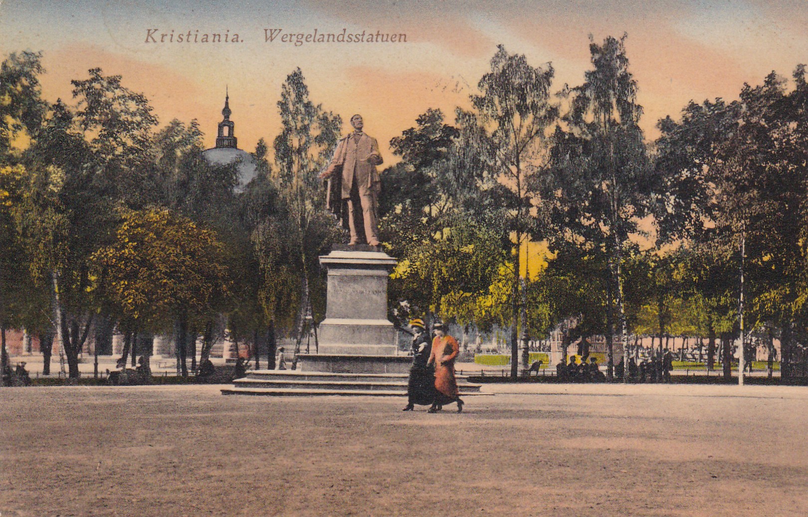 Kristiania. Wergelandsstatuen ( Abel No 29)