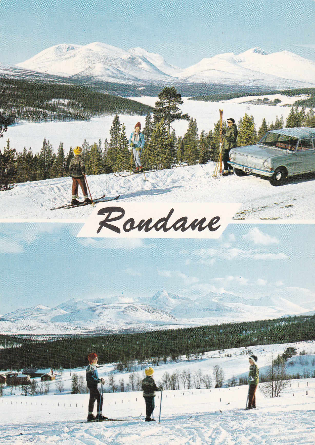 Østerdalen, Rondane, 2-bilders ( Alvdal Fotoatelier 723)