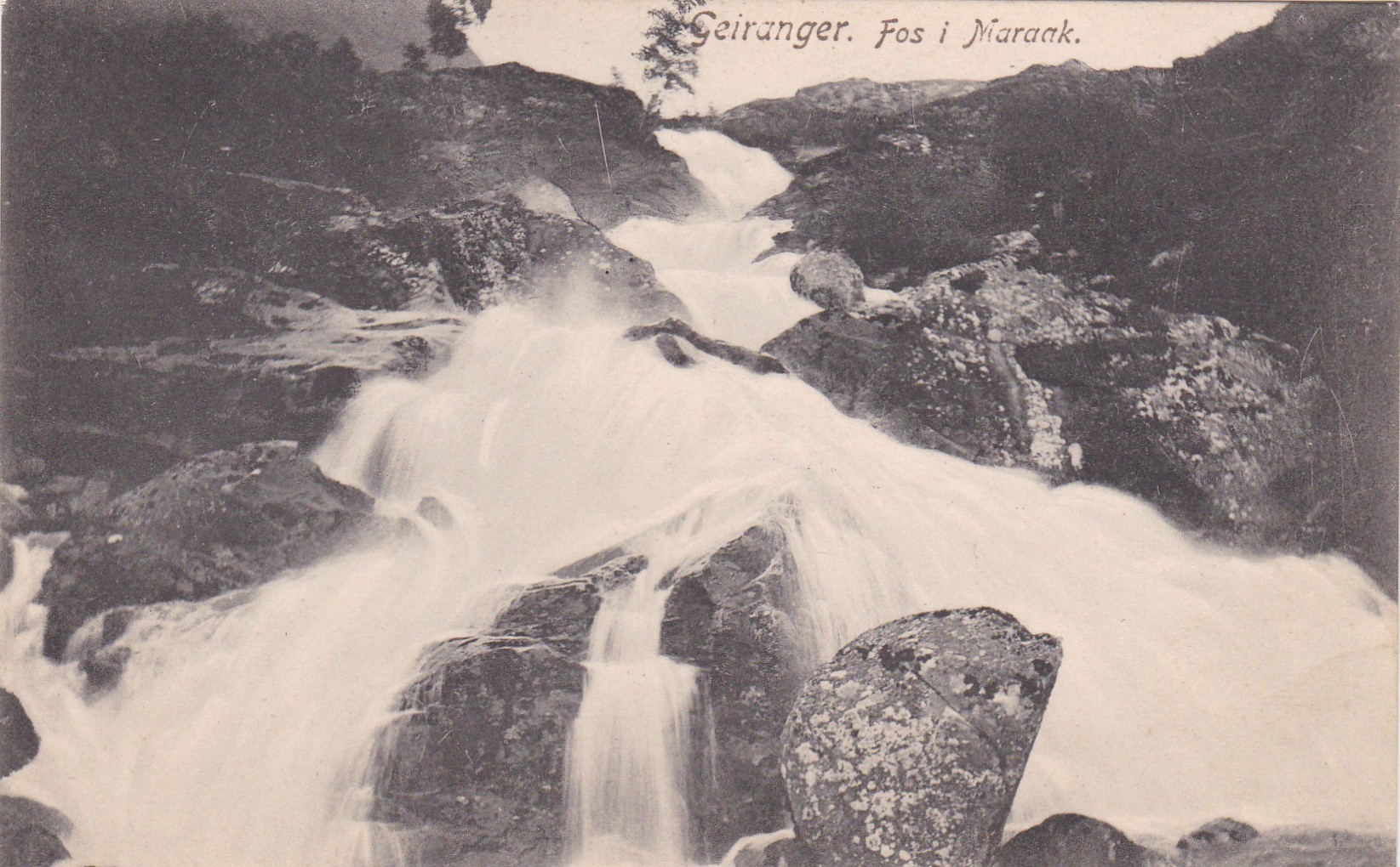 Geiranger. Fos i Maraak ( O. Svanøe 441)