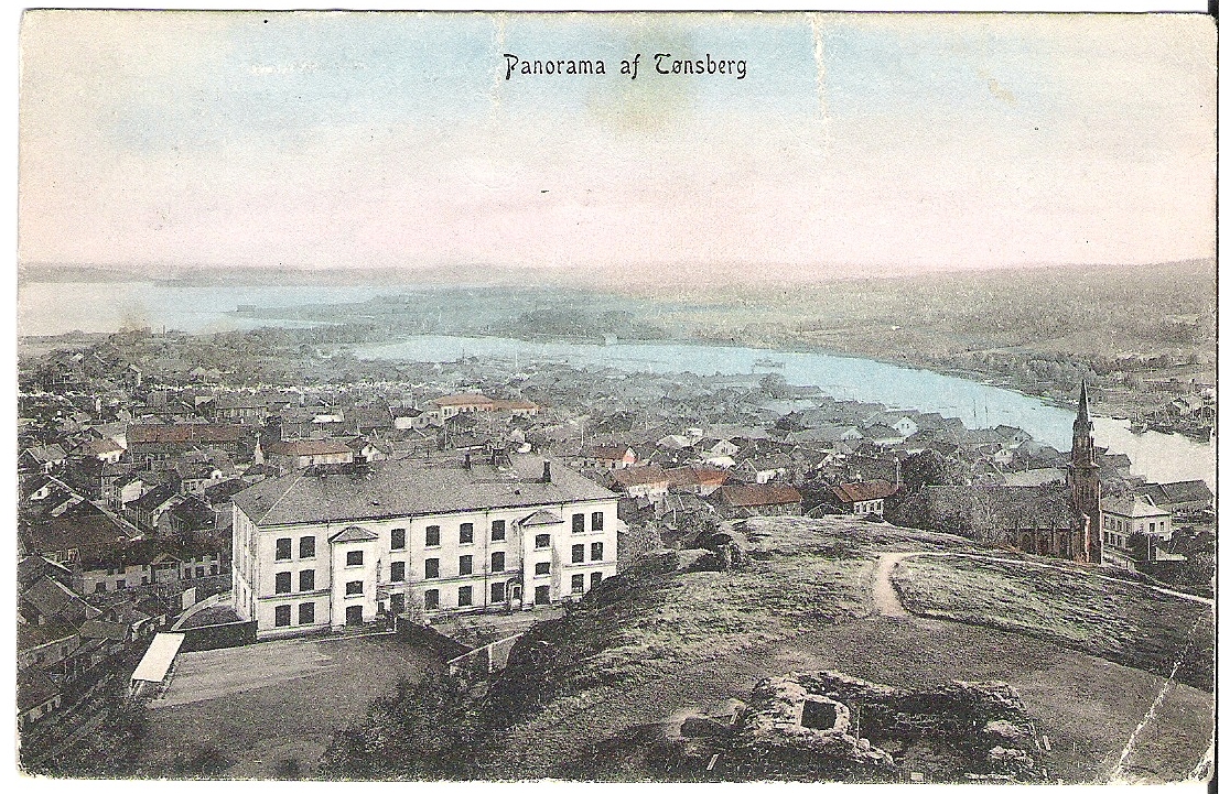 Tønsberg, Panorama 1906. Peter Alstrup 1301