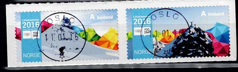 NK 1925-26. LUX STEMPLET 1.DAG. ( GULAKTIG BAKPAPIR)