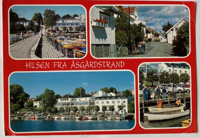 Hilsen fra ÅSGÅRDSTRAND 4 motiver