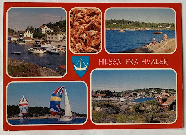 Hilsen fra HVALER 5 motiver & våpenskjold