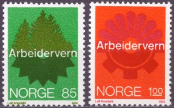 NK 733-34. POSTFRISK**   (27,-)