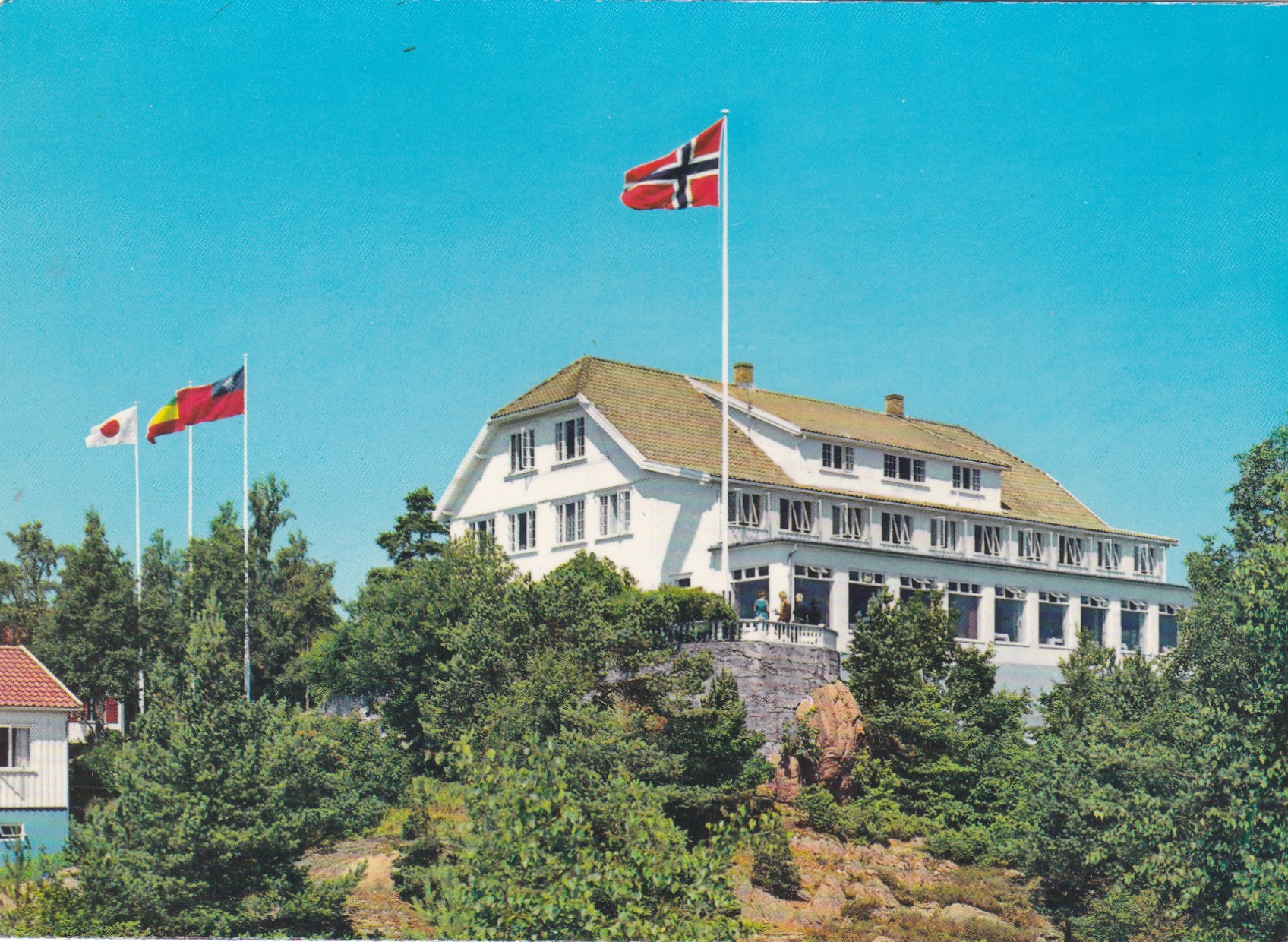 Drottningborg skole ved Grimstad. Aune F-3258-7