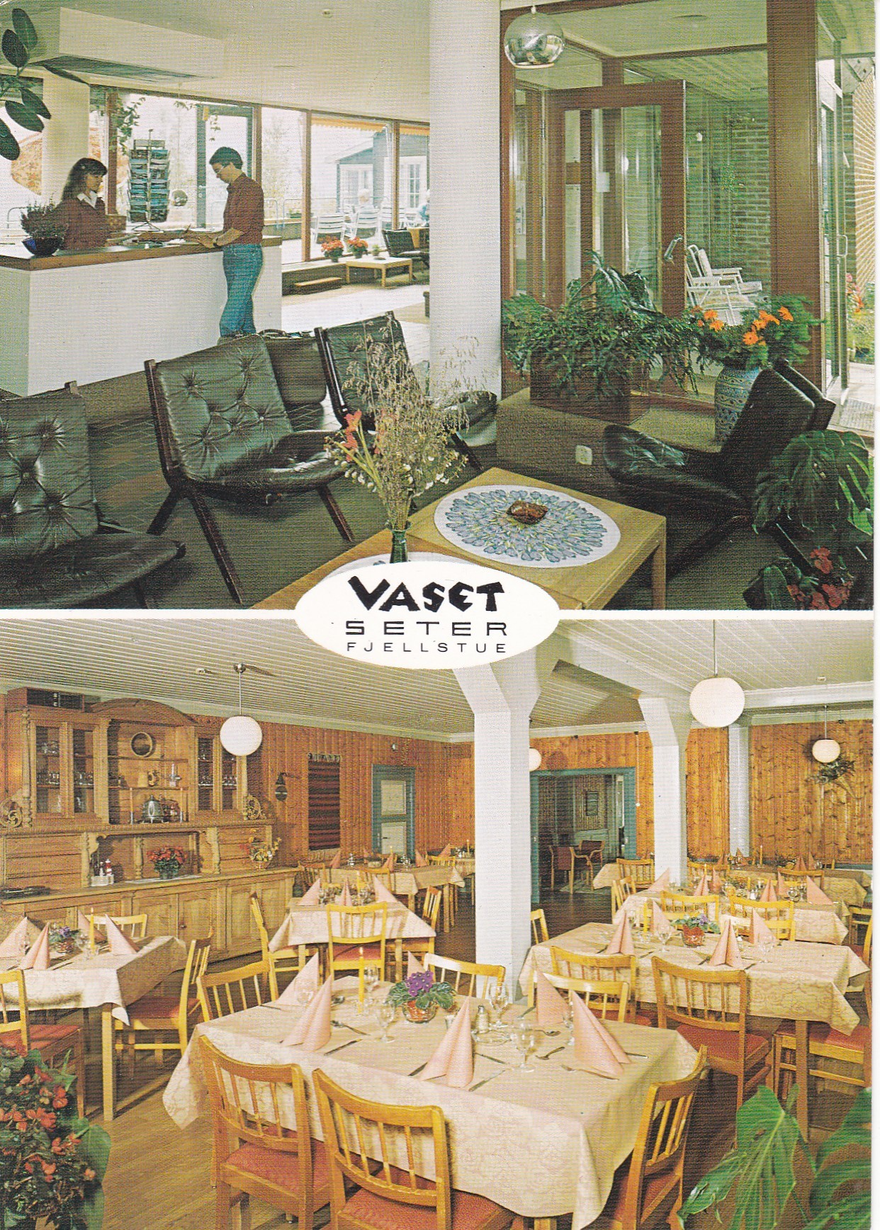 Vaset Seter Fjellstue, Ulnes, 2-bilders ( Normann G-33-92)