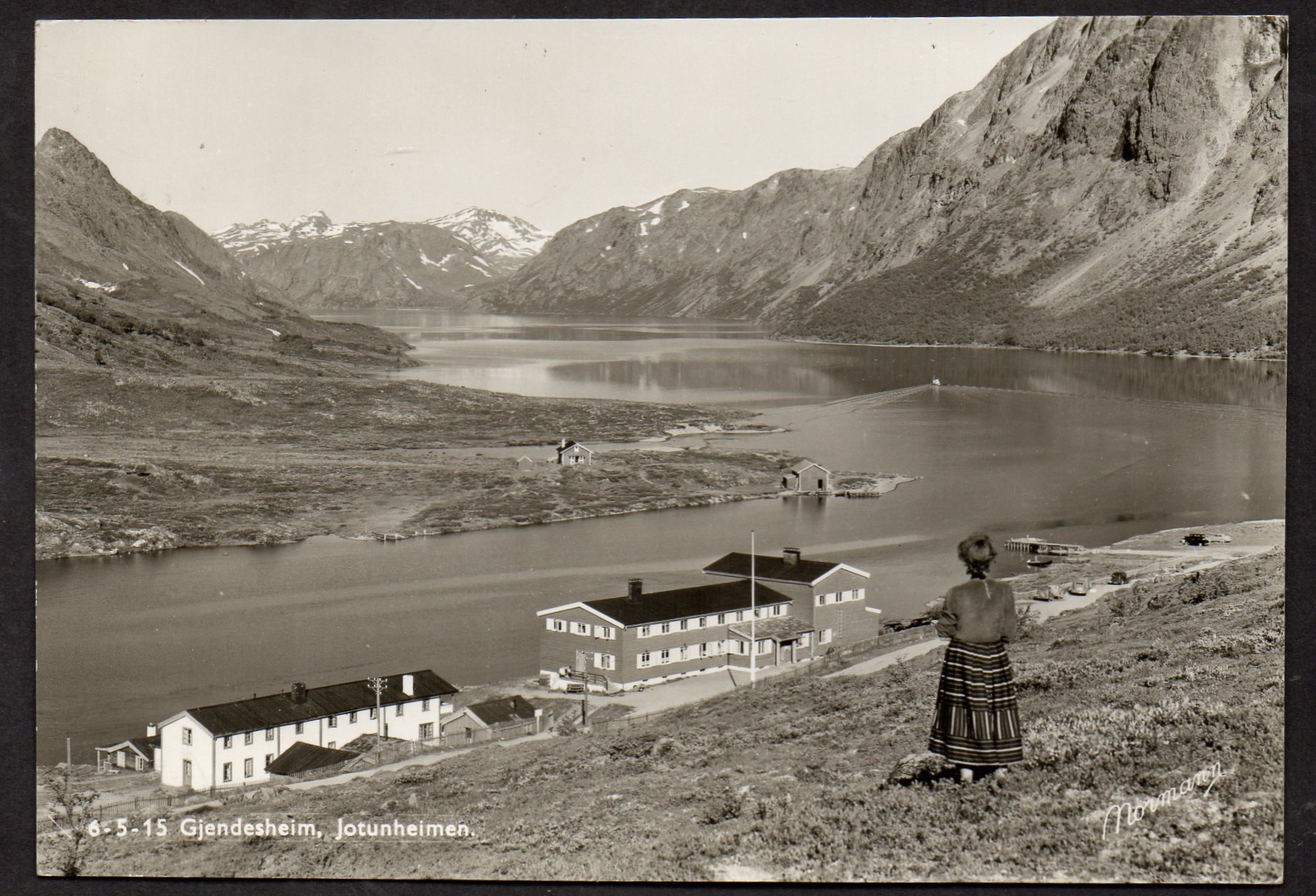Postkort Gjendesheim - Normanns kort . st Gjendesheim 1963