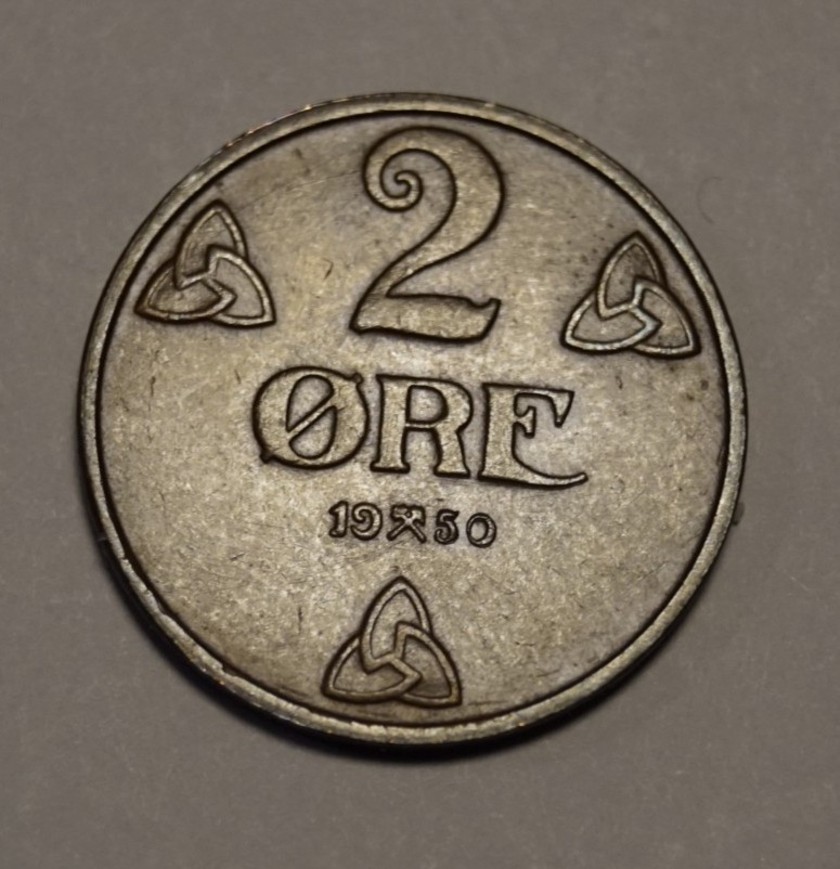 2 øre 1950   (5798)