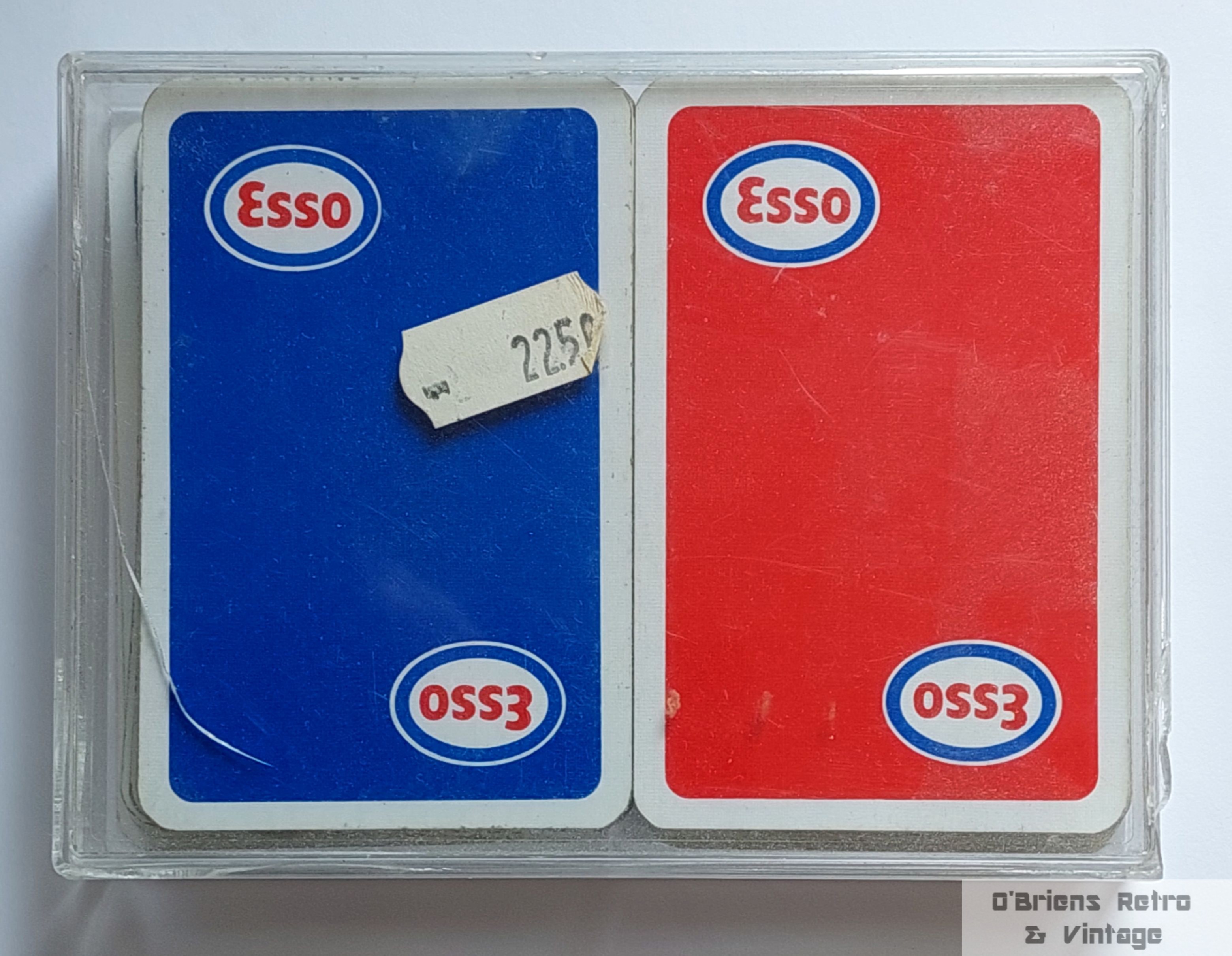 Esso - Originalt sett med to kortstokker - Vintage