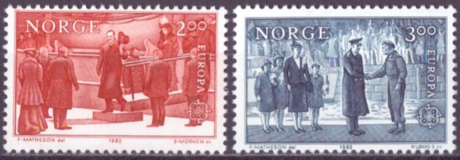 NK 913-14. POSTFRISK**    (32,-)