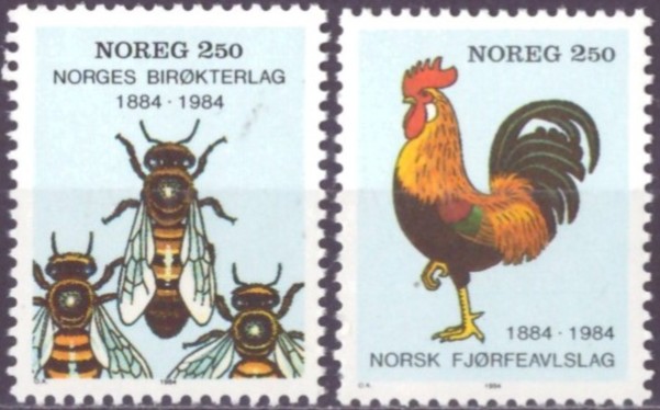 NK 956-57. POSTFRISK**    (14,-)