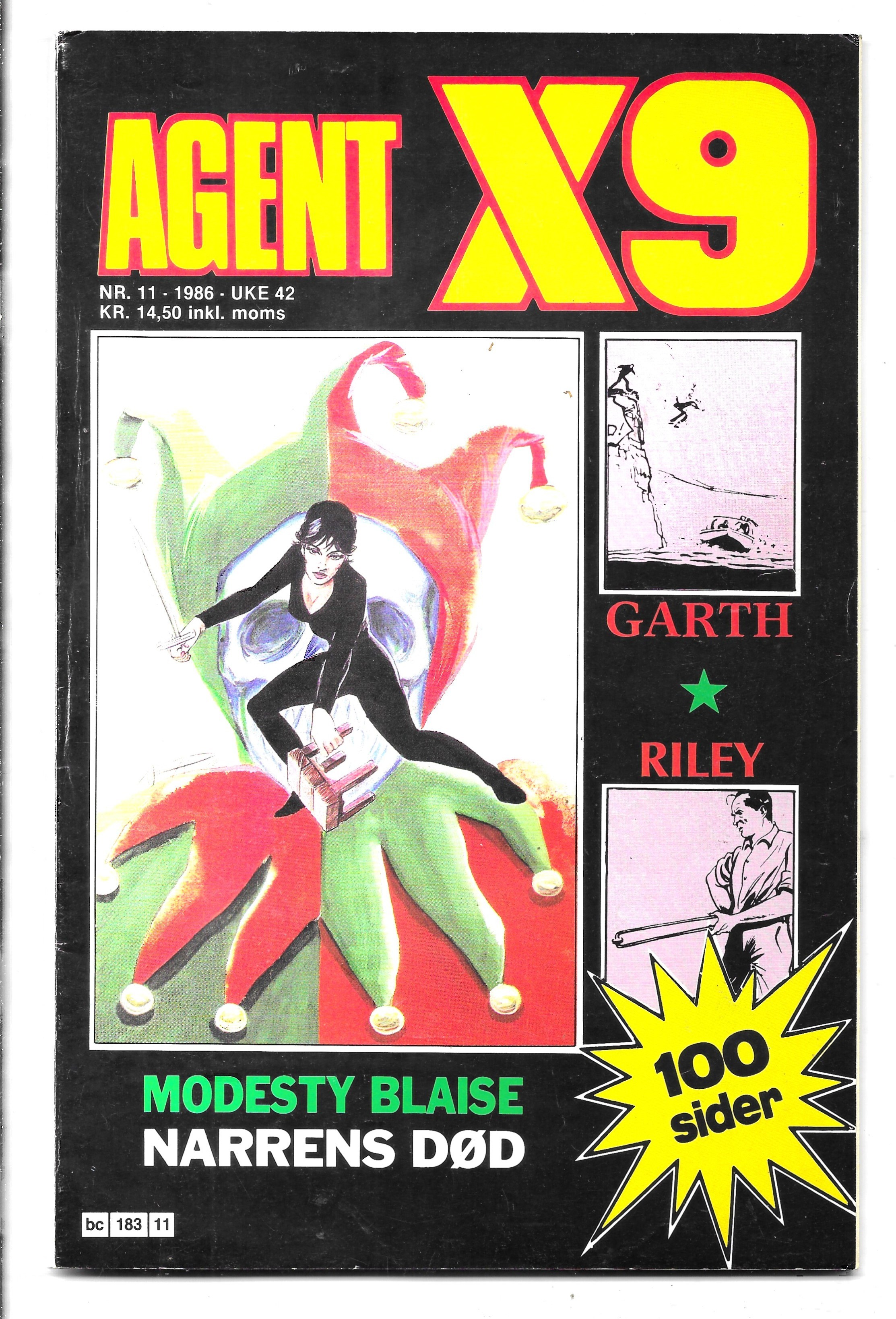 AGENT X9 Nr.11 1986 FN
