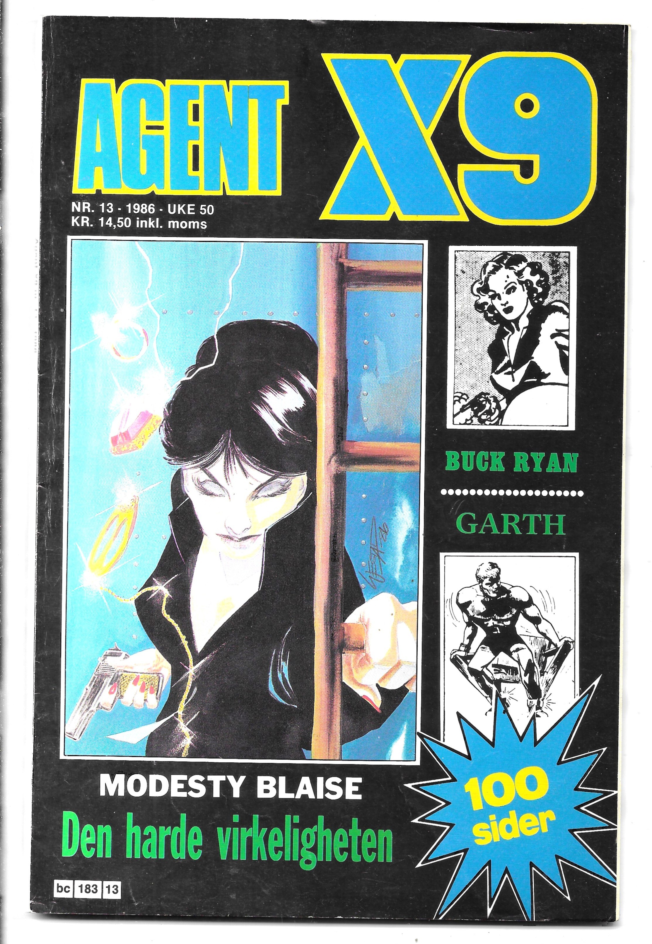 AGENT X9 Nr.13 1986 FN